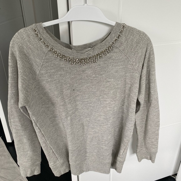 Cynthia rowley size small sweatshirt rhinestone - Picture 1 of 3